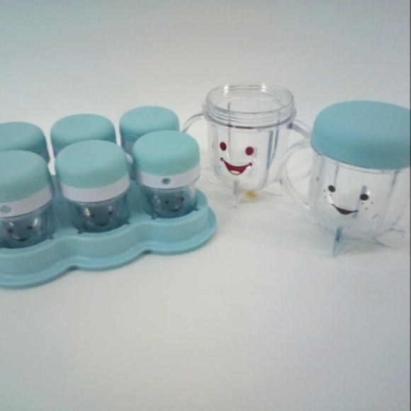 Nutribullet Baby Food Prep System 9 Pieces 6 Months + Storage with Lids - Picture 10 of 10